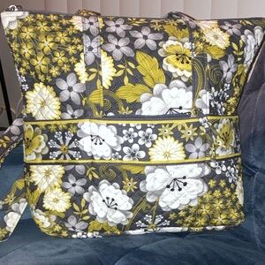 Y2K Vintage Stephanie Dawn Savannah Print Floral Quilted Tote Bag